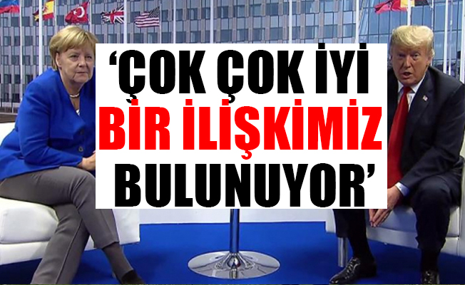 Trump'tan Merkel açıklaması