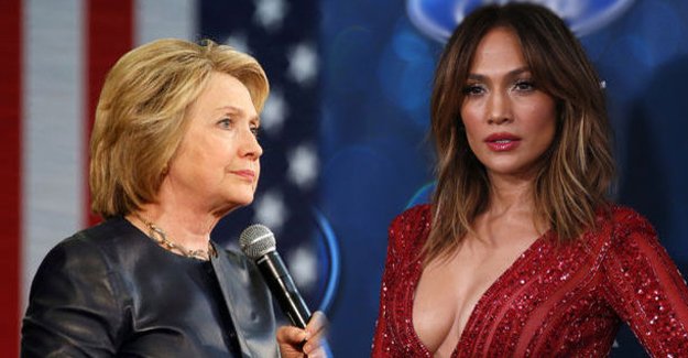 Clinton'dan Jennifer Lopez'e Twitter'dan teşekkür etti