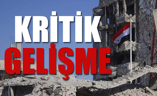 Esad güçleri oraya bayraklarını dikti...