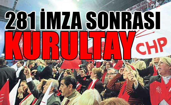 CHP’de İmza hareketinin ilk günkü rakamı