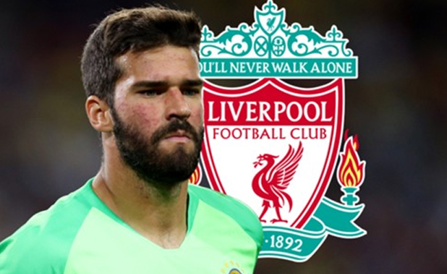 Alisson Becker 75 milyon Euro'ya Liverpool'da