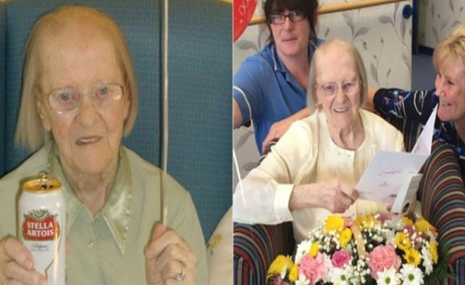 100'üncü yaşını kutlayan Eileen Maher'in uzun yaşam sırrı: Bira ve...
