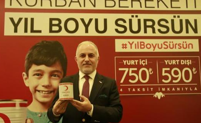 Kızılay 'Vekaletle kurban kesim kampanyası'nı başlattı