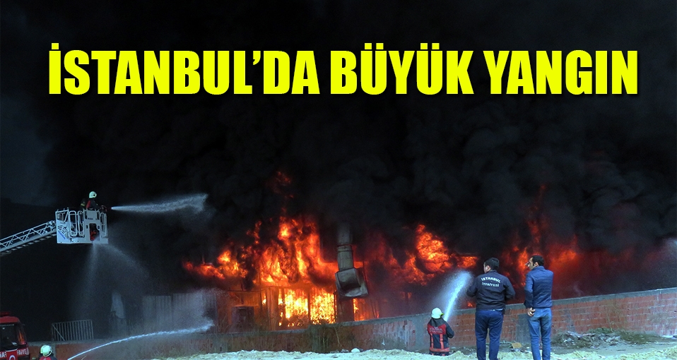 Bayrampaşa'da korkutan yangın