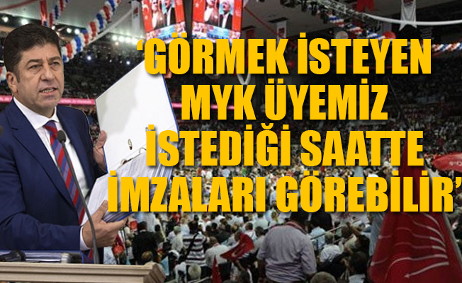CHP'li Tüzün: Kurultay için yeterli imzayı topladık