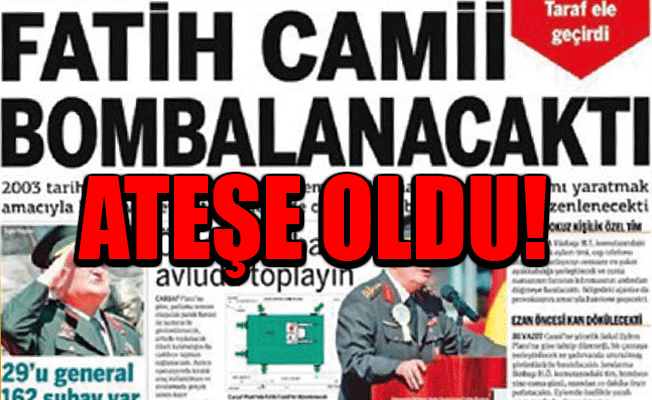 Cami bombalayacak demişlerdi...