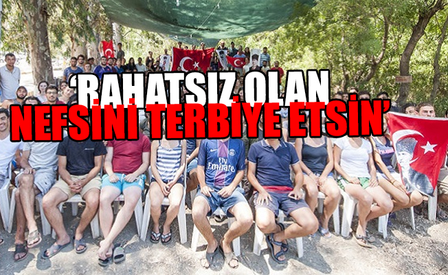 Gençlerden Akit'in 'kızlı erkekli ormanda kamp' haberine tokat gibi yanıt
