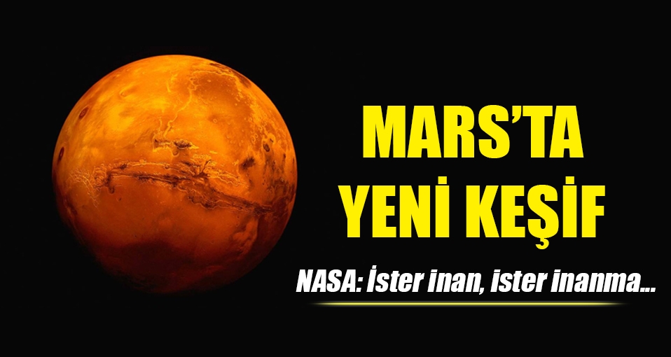 Mars'ta ABD'nin en büyük gölü büyüklüğünde buz kütlesi