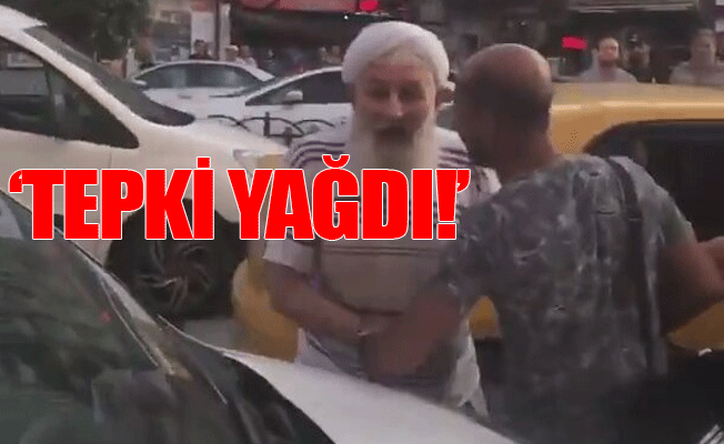 Etek giyen kadına küfür eden hacıya sosyal medyadan tepki yağdı!