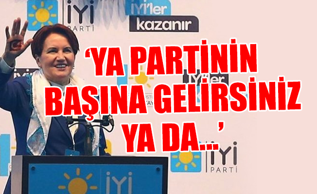 Meral Akşener'e flaş çağrı...