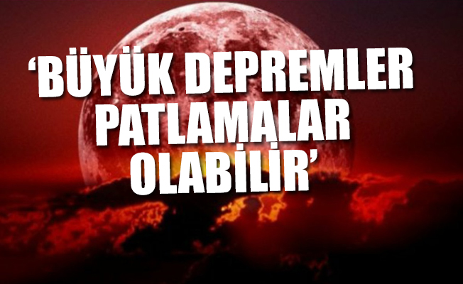 Kanlı Ay Tutulması başladı korkutan kehanetler...