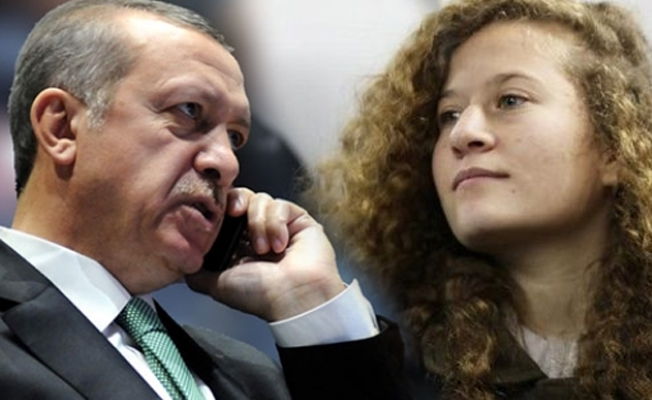 Erdoğan İsrail’in serbest bıraktığı Ahed Tamimi’yi aradı
