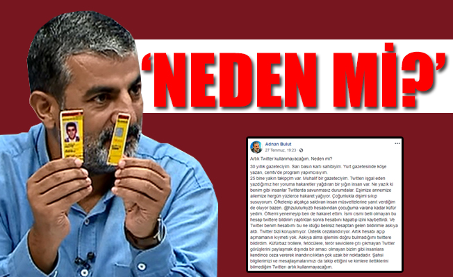 Bulut artık o platformu kullanmayacak: Twitter'ı FETÖ mü yönetiyor?