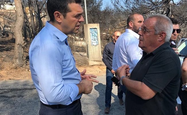 Çipras'tan yangın bölgesine ziyaret!