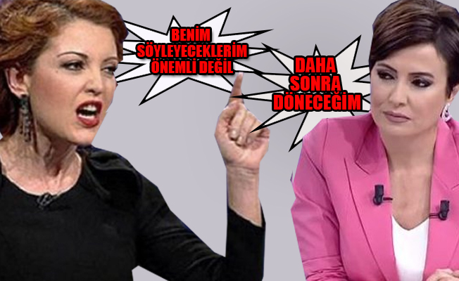 Canlı yayında söz alamayınca çıldırdı!