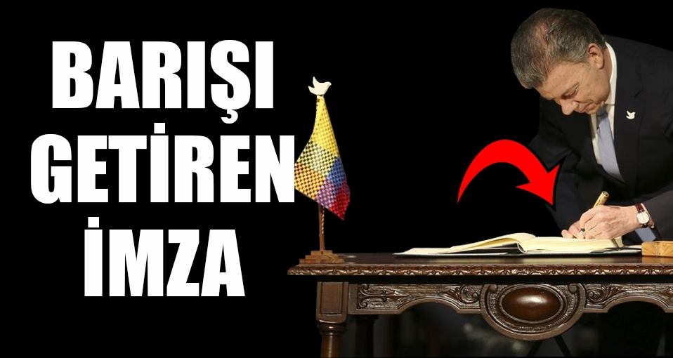Kolombiya'da hükümetle FARC arasında barış anlaşması imzalandı