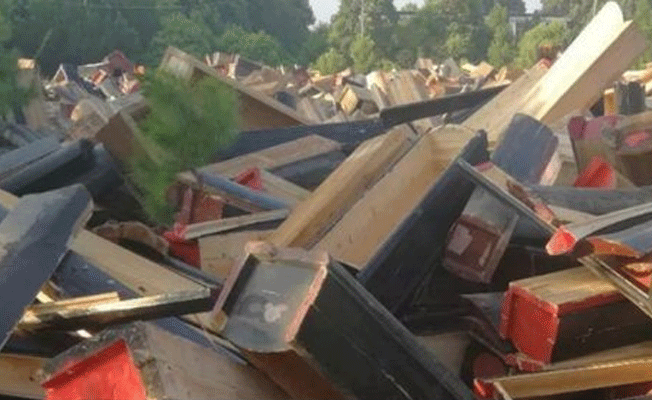 Arazi bulamayınca, gömülenleri topraktan çıkarttılar
