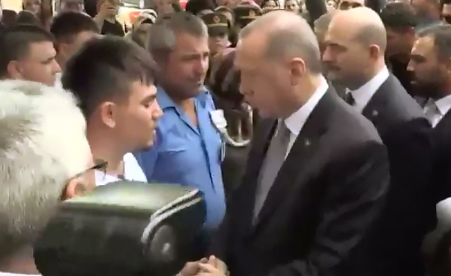 Erdoğan'dan şehit cenazesinde idam açıklaması!