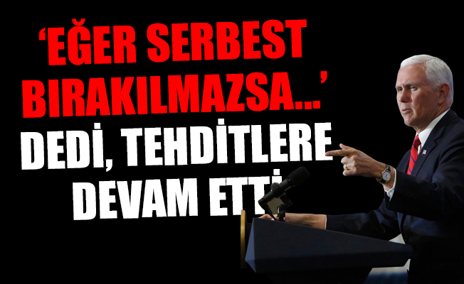 ABD'den yine Türkiye'ye küstah tehditler