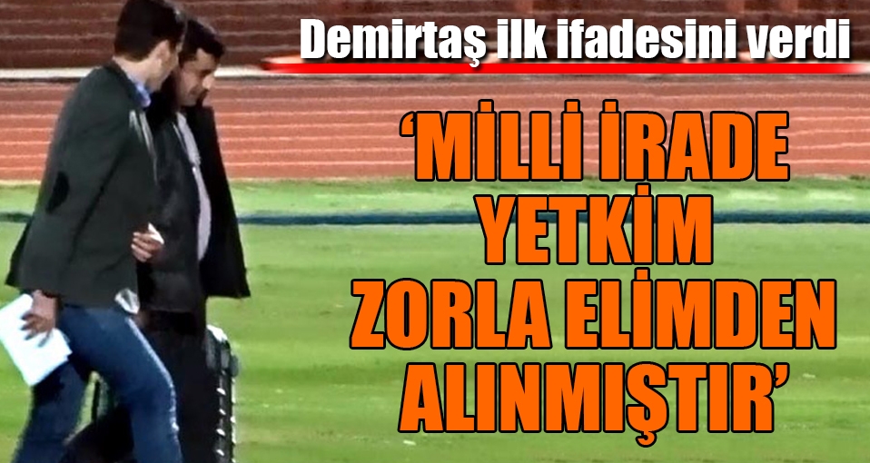 Selahattin Demirtaş ilk ifadesini verdi