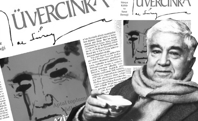 Üvercinka Dergisi 'Aziz Nesin' kapağıyla okurların karşısında