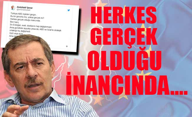 Abdüllatif Şener'den çarpıcı kriz yorumu!