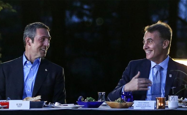 Beşiktaş ve Fenerbahçe arasında dostluk rüzgarları