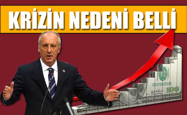 İnce: Büyük bir krizle karşı karşıyayız