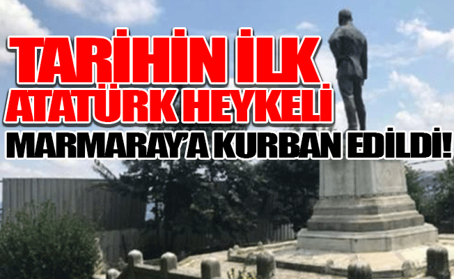 Türkiye'nin ilk Atatürk heykelini getirdikleri duruma bakın!