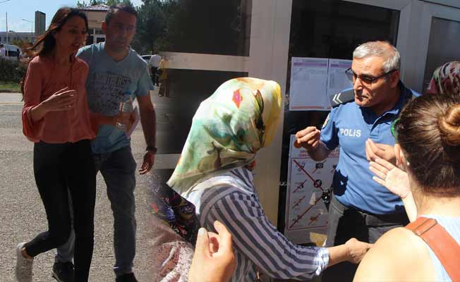 Adaylar ağladı, yakınları kapıyı yumrukladı...
