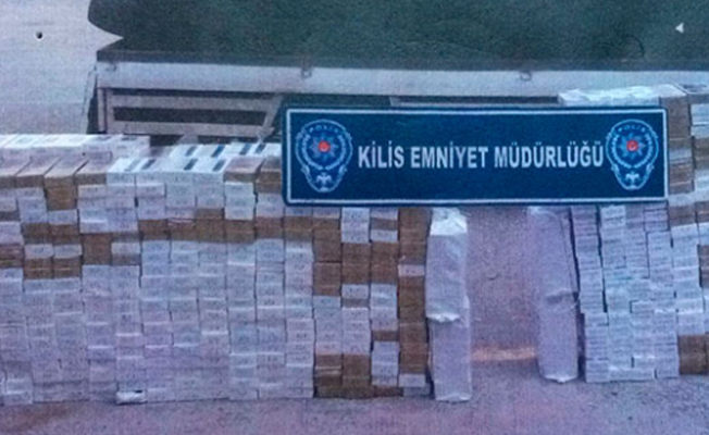111 bin 500 paket kaçak sigara ele geçirildi