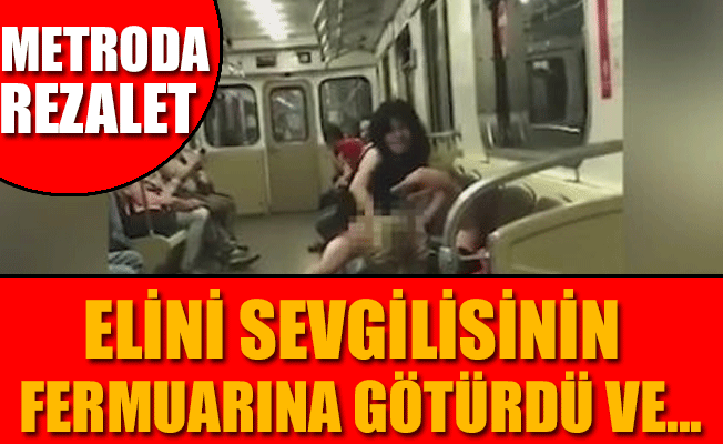 Sarhoş çift herkesin gözü önünde...