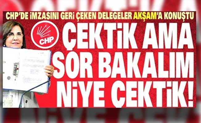 CHP'li delege, Akşam'ı yalanladı: Öyle bir şey söylemedim