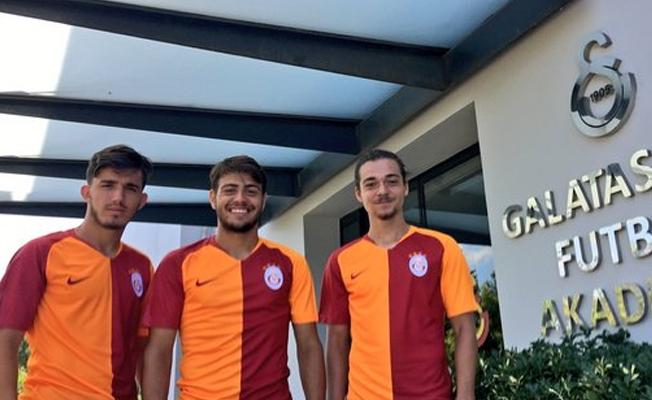 Galatasaray, 3 genç futbolcuyla sözleşme imzaladı