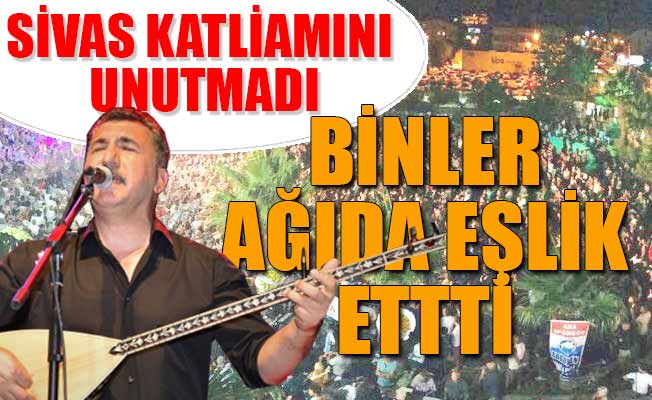 Ferhat Tunç konserinde izdiham yaşandı