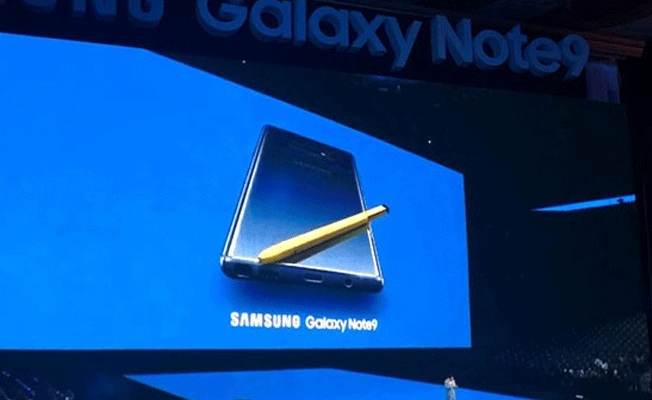 Samsung Galaxy Note 9 tanıtıldı