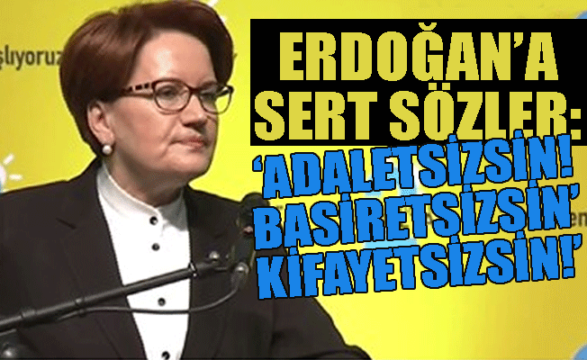 Akşener: Bu çetin yolu korkaklarla yürümeyeceğiz!