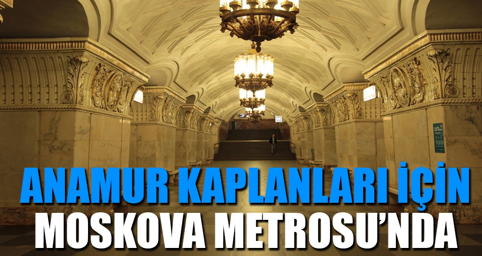 Anamur Kaplanları için Moskova Metrosu'nda