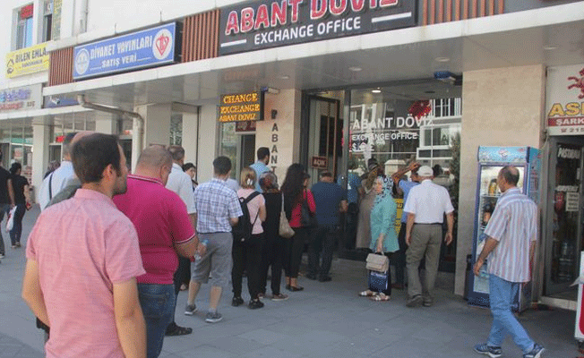 Bolu'da döviz kuyruğu