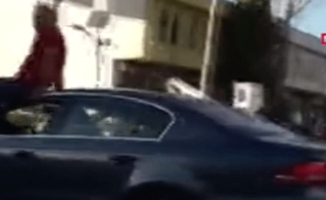 Konya'da trafikte akılalmaz olay
