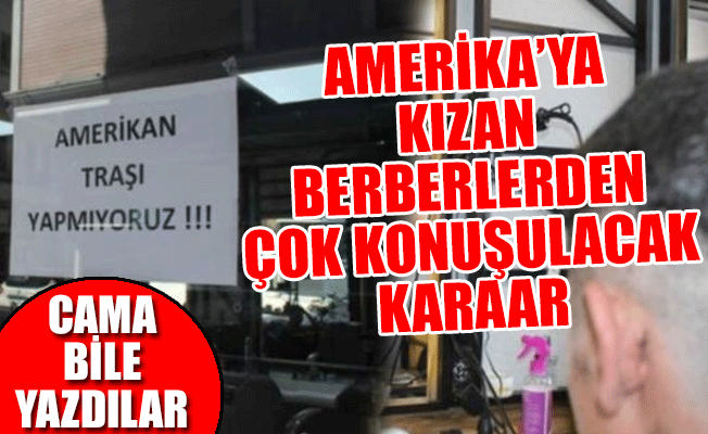 Berberlerden 'Amerikan tıraşı' kararı