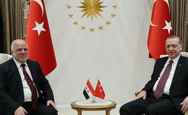 Ankara'da kritik görüşme: Irak Başbakanı İbadi ile Erdoğan bir araya geldi