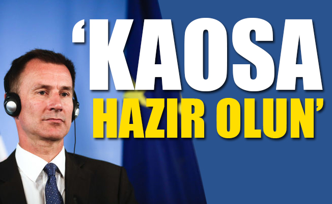 İngiliz bakandan şok uyarı