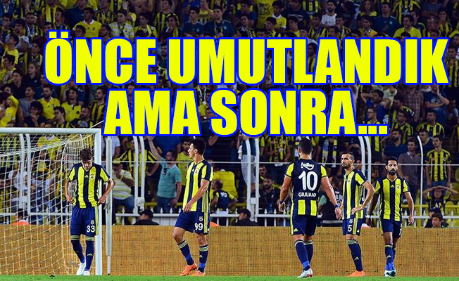Fenerbahçe'den Şampiyonlar Ligi’ne erken veda!