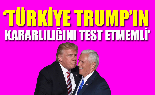 ABD'den tehdit gibi bir açıklama daha