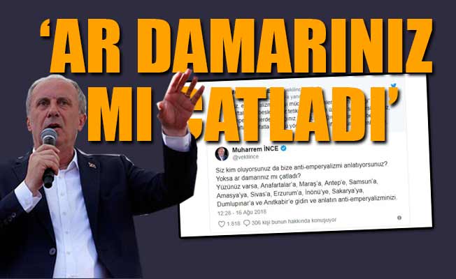 İnce sert çıktı: Tövbe etmek zorundasınız