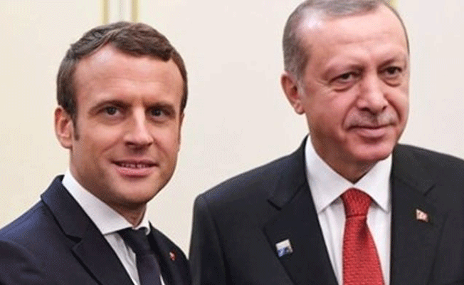 Cumhurbaşkanı Erdoğan, Macron ile telefonda görüştü