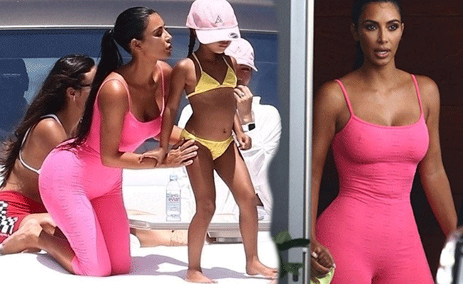 Kardashian'ın hayatı poz!