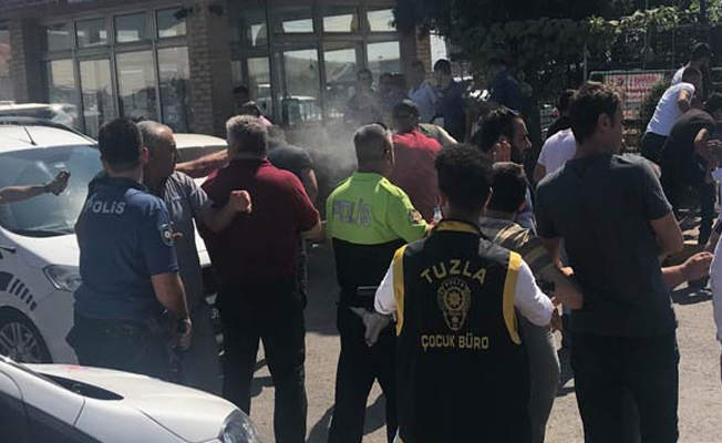 Tuzla'da kurban pazarında gerginlik! Polis müdahale etti