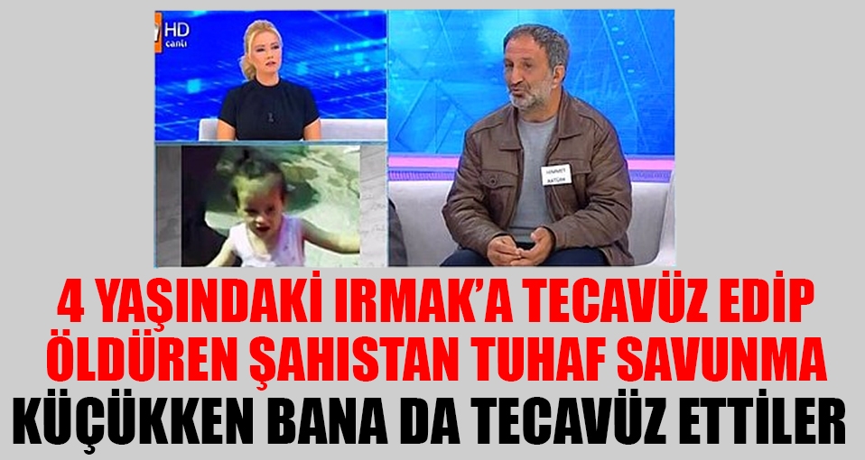 'Küçükken bana da tecavüz ettiler'